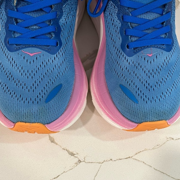 Hoka Bondi 8 Sneakers. Women’s Size 5 D. Color Coastal Sky - Picture 5 of 13